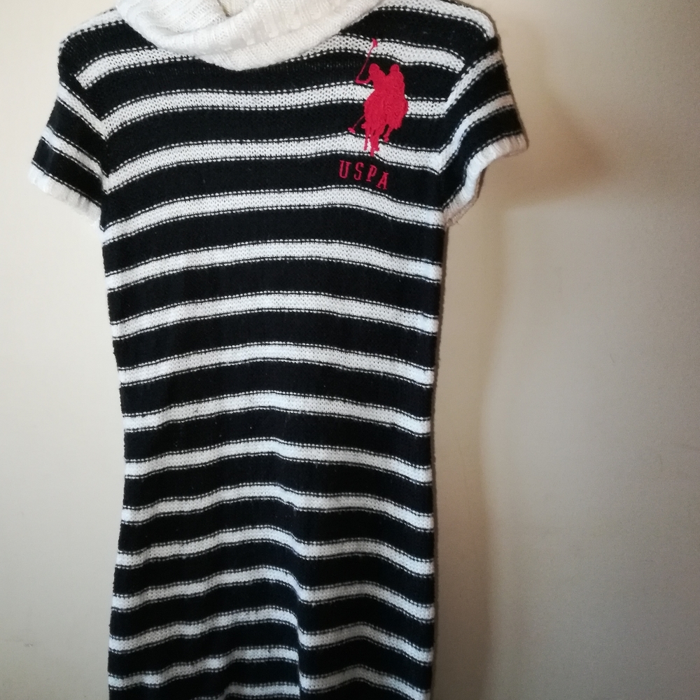 Quilted Cowl Dress